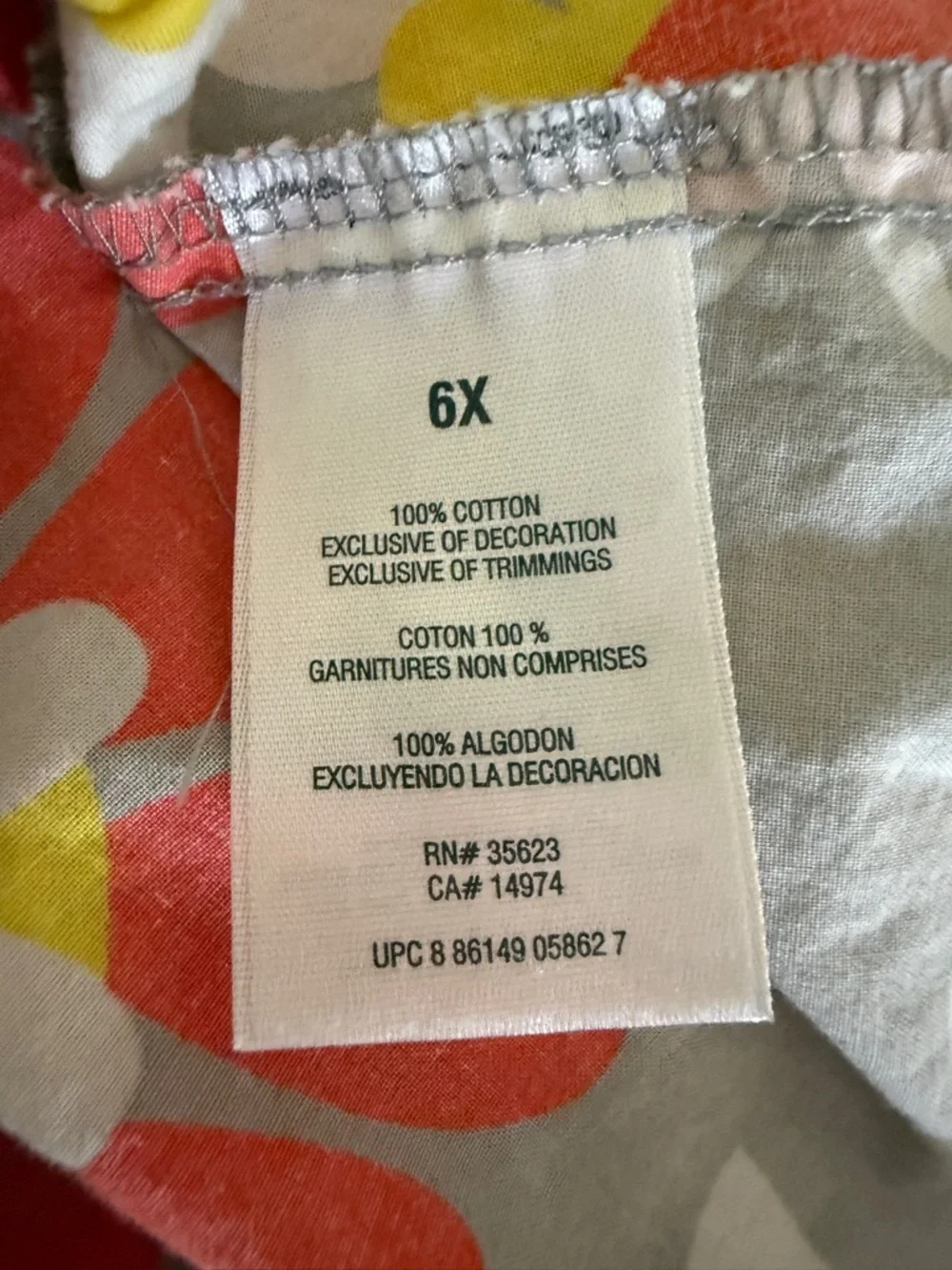 Carter’s Girls Floral Dress with Pockets